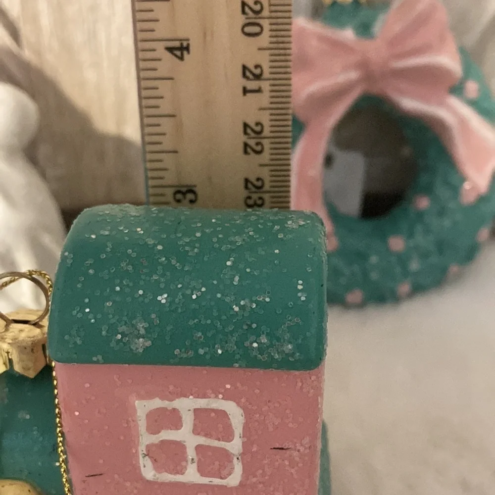 Target 2022 Wondershop Santa, Wreath & Train Ornaments